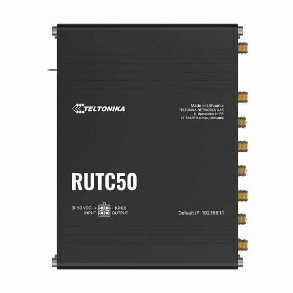 RUTC50 - industrijski usmerjevalnik WiFi6 5G 2xSIM GPS