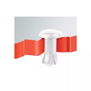 SR-2648W - zaskočna zakovica, bela, najlon, 2,7 - 3,6 mm, 100kos, ESSENTRA