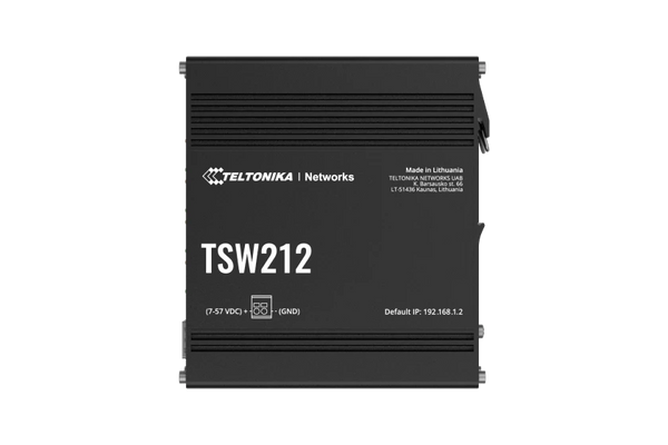 TSW212 - mrežno stikalo L2 8-port 10/100/1000 2x SFP, TELTONIKA