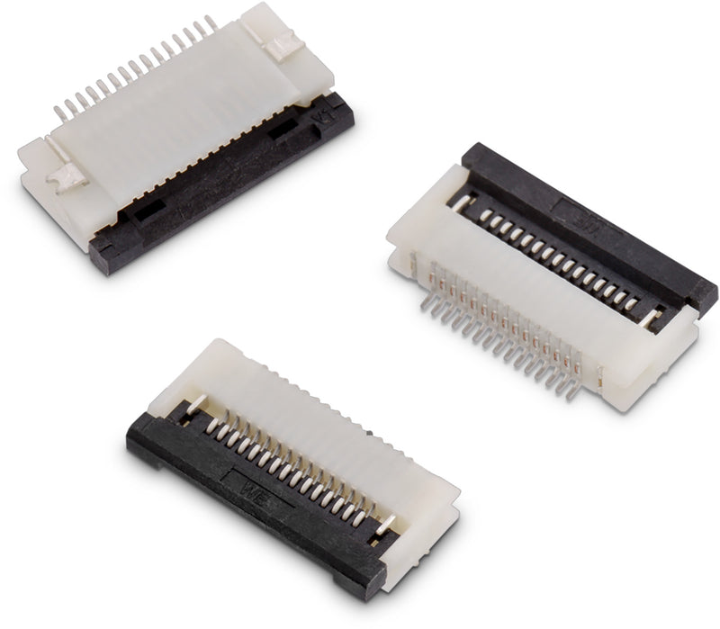 687110149022 - FFC / FPC konektor, 10x pin, 50V, 0.5A, Würth Elektronik